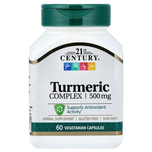 21st Century Turmeric Complex 500 Mg 60 Vegetarian Capsules product image