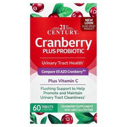 21st Century Cranberry Plus Probiotic 60 Tablets