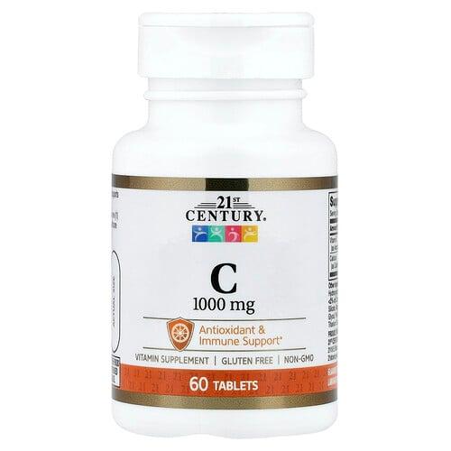 21st Century Vitamin C 1 000 Mg 60 Tablets