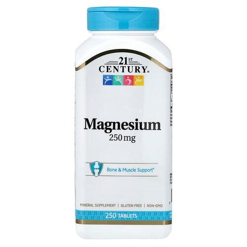 21st Century Magnesium 250 Tablets