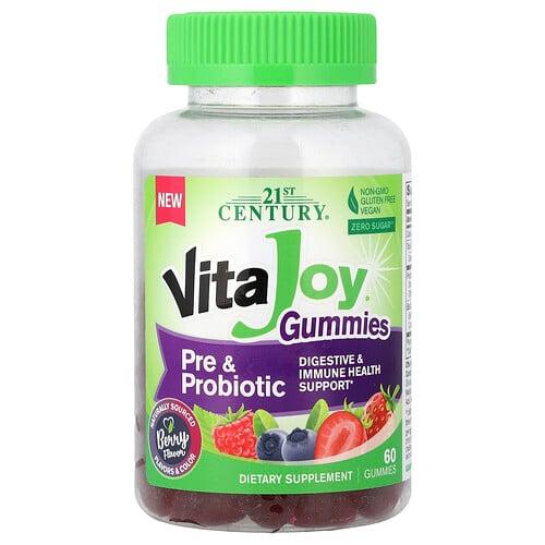 21st Century Vitajoy Pre Probiotic Gummies Berry 60 Gummies