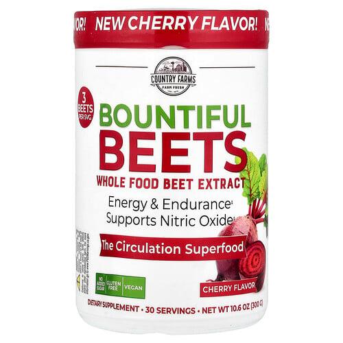 Country Farms Bountiful Beets Whole Food Beet Extract Cherry 10 6 Oz 300 G