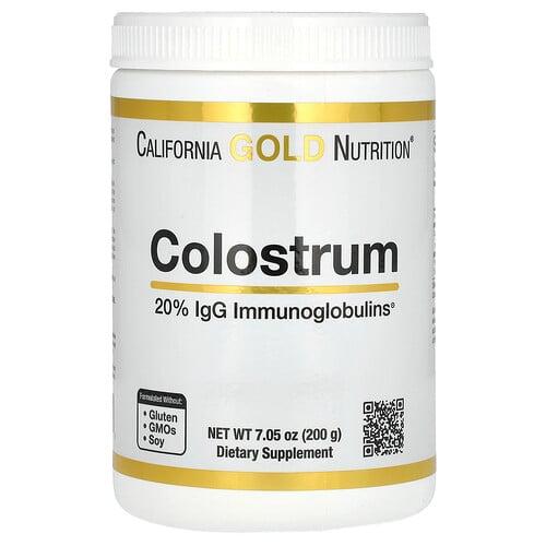 캘리포니아 골드 뉴트리션 California Gold Nutrition, 초유 분말, 농축, 200g (7.05oz) product image