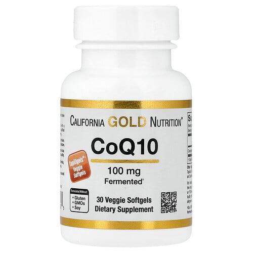 California Gold Nutrition Coq10 100 Mg 30 Veggie Softgels