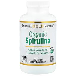 California Gold Nutrition Organic Spirulina 720 Tablets