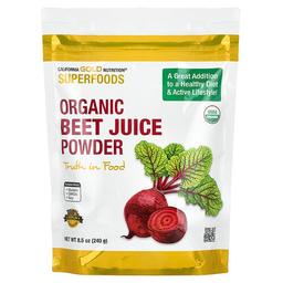 California Gold Nutrition Superfoods Organic Beet Juice Powder 8 5 Oz 240 G