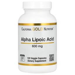 California Gold Nutrition Alpha Lipoic Acid 600 Mg 120 Veggie Capsules