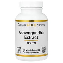 California Gold Nutrition Ashwagandha 450 Mg 180 Veggie Capsules