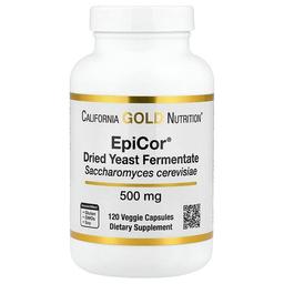 California Gold Nutrition Epicor Dried Yeast Fermentate 500 Mg 120 Veggie Capsules