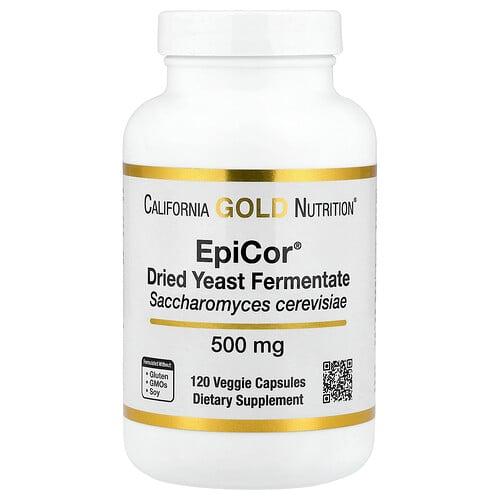 California Gold Nutrition Epicor Dried Yeast Fermentate 500 Mg 120 Veggie Capsules