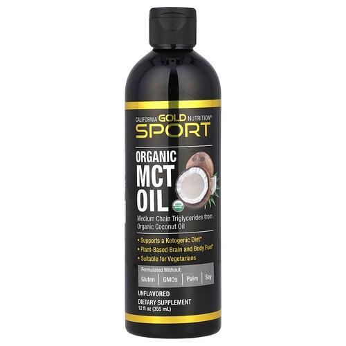 California Gold Nutrition Sport Organic Mct Oil Unflavored 12 Fl Oz 355 Ml product image