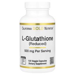California Gold Nutrition L Glutathione Reduced 500 Mg 120 Veggie Capsules