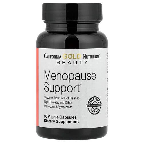California Gold Nutrition Beauty Menopause Support With Angelica Gigas Cynanchum Wilfordii Phlomis Umbrosa And L Leucine 30 Veggie Capsules