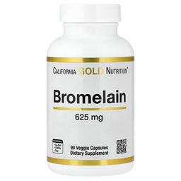 California Gold Nutrition Bromelain 625 Mg 90 Veggie Capsules