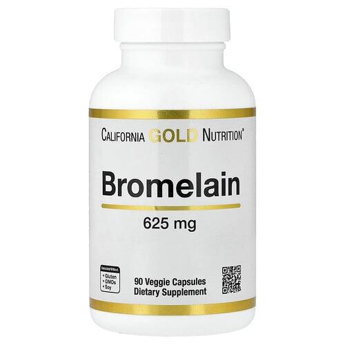 California Gold Nutrition Bromelain 625 Mg 90 Veggie Capsules