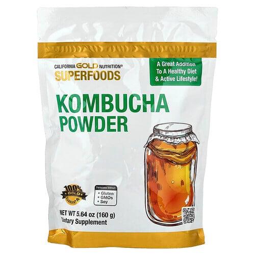California Gold Nutrition Superfoods Kombucha Powder Unflavored 5 64 Oz 160 G