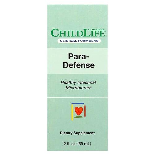 Childlife Clinicals Para Defense Healthy Intestinal Microbiome 2 Fl Oz 59 Ml