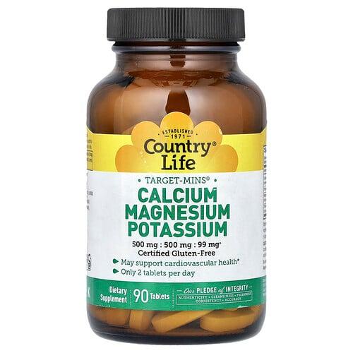 Country Life Target Mins Calcium Magnesium Potassium 90 Tablet