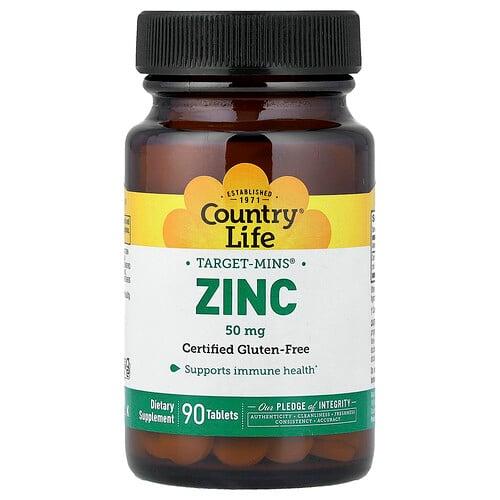 Country Life Target Mins Zinc 50 Mg 90 Tablets