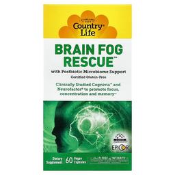 Country Life Brain Fog Rescue 60 Vegan Capsules