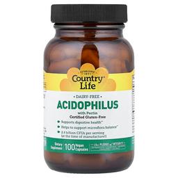 Country Life Acidophilus With Pectin 100 Vegan Capsules