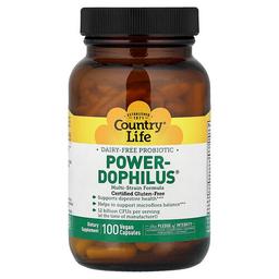 Country Life Power Dophilus 100 Vegan Capsules
