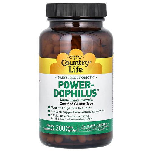 Country Life Power Dophilus 200 Vegan Capsules