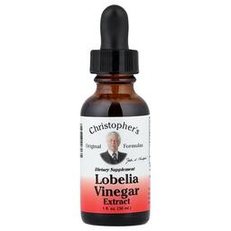 Christopher S Original Formulas Lobelia Vinegar Extract 1 Fl Oz 30 Ml