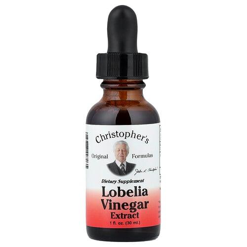 Christopher S Original Formulas Lobelia Vinegar Extract 1 Fl Oz 30 Ml product image