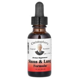 Christopher S Original Formulas Sinus Lung Formula 1 Fl Oz 30 Ml