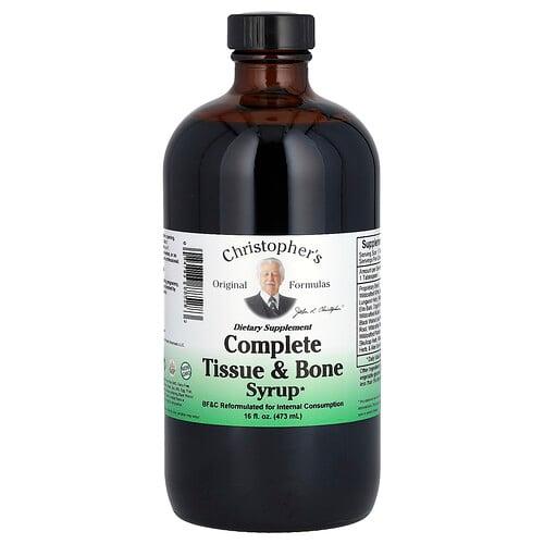 Christopher S Original Formulas Complete Tissue Bone Syrup 16 Fl Oz 473 Ml