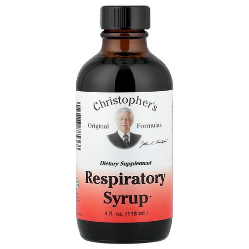 Christopher S Original Formulas Respiratory Syrup 4 Fl Oz 118 Ml product image