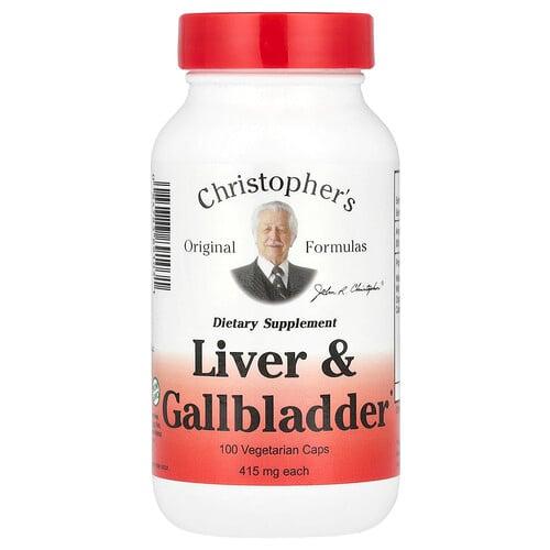 Christopher S Original Formulas Liver Gallbladder 415 Mg 100 Vegetarian Caps