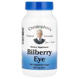 Christopher S Original Formulas Bilberry Eye 100 Vegetarian Caps