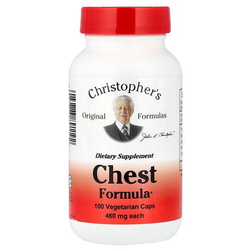 Christopher S Original Formulas Chest Formula 100 Vegetarian Caps