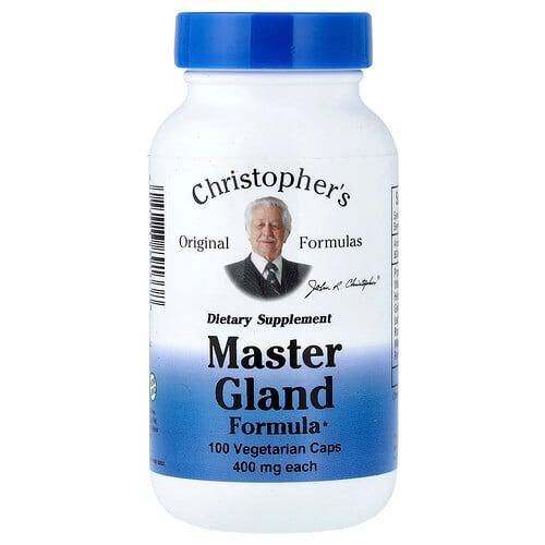 Christopher S Original Formulas Master Gland Formula 100 Vegetarian Caps