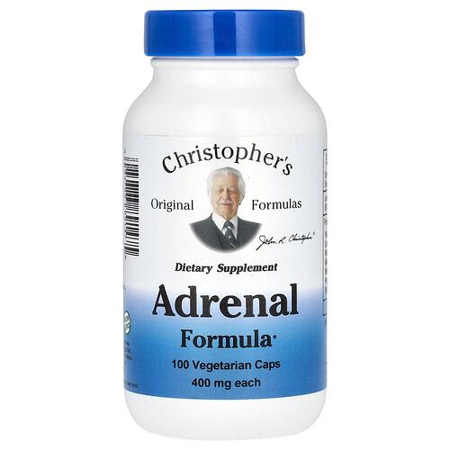 Christopher S Original Formulas Adrenal Formula 100 Vegetarian Caps product image