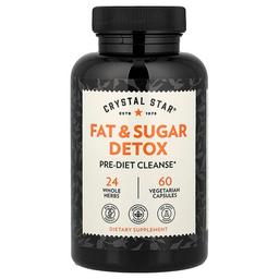 Crystal Star Fat Sugar Detox 60 Vegetarian Capsules