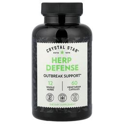 Crystal Star Herp Defense 60 Vegetarian Capsules