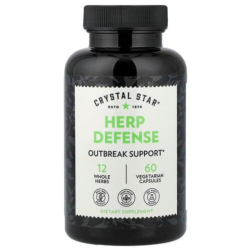 Crystal Star Herp Defense 60 Vegetarian Capsules
