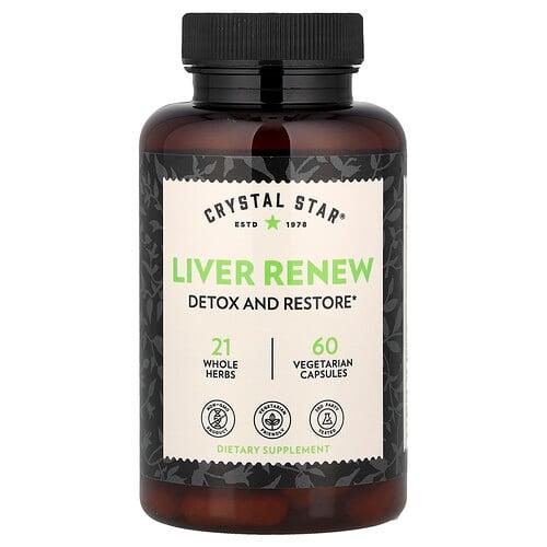 Crystal Star Liver Renew 60 Vegetarian Capsules