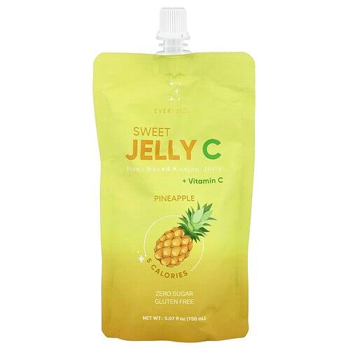 Everydaze Sweet Jelly C Plant Based Konjac Jelly Pineapple 5 07 Fl Oz 150 Ml