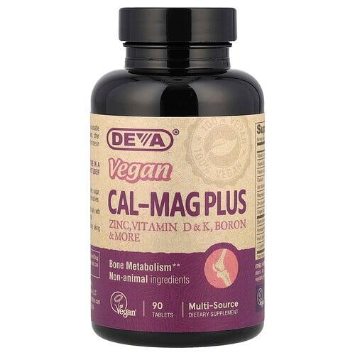 Deva Vegan Cal Mag Plus 90 Tablets