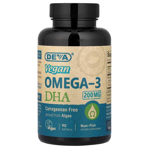 Deva Vegan Omega 3 Dha 90 Softgels