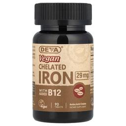 Deva Vegan Chelated Iron 90 Tablets