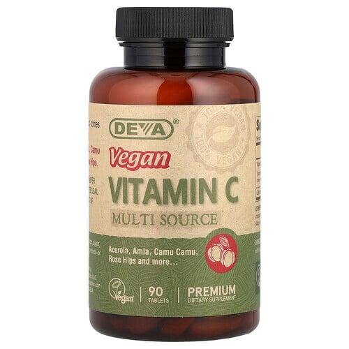 Deva Vegan Vitamin C Multi Source 90 Tablets