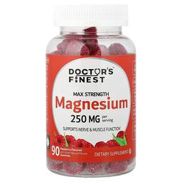 Doctor S Finest Magnesium Gummies Raspberry 90 Gummies 83 Mg Per Gummy