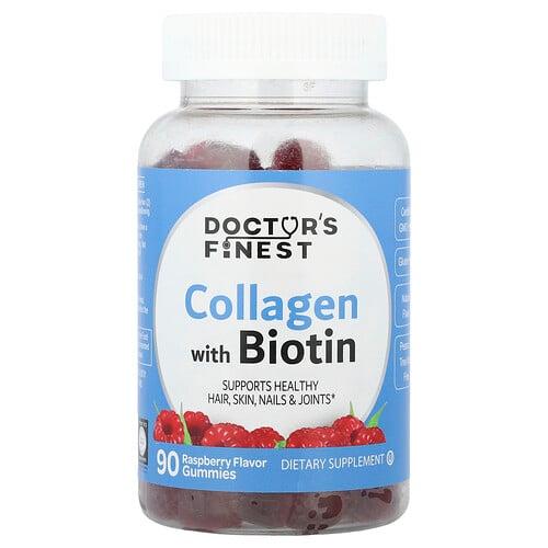 Doctor S Finest Collagen With Biotin Gummies Raspberry 90 Gummies