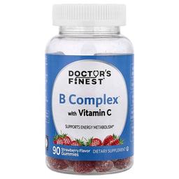 Doctor S Finest B Complex With Vitamin C Gummies Strawberry 90 Gummies