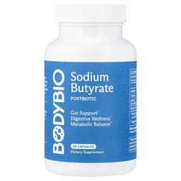 Bodybio Sodium Butyrate 60 Capsules